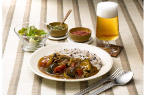 牛薄切り肉とトマトのカレー